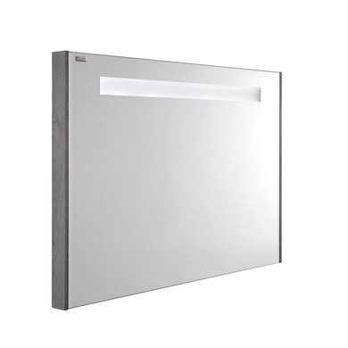28" LED Backlit Bathroom Vanity Mirror, Wall Mount, Stone, Serie Fine by VALENZUELA