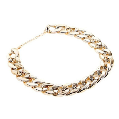 Fashion COOL Dog Collar Gold color