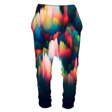 Abstract Waves Drop Pants