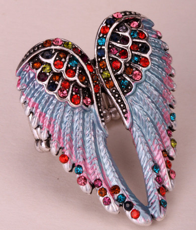 Gold and Silver Plated Angel Wings Rings Gold and Silver Plated Angel Wings Rings