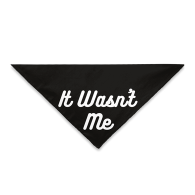 It Wasn't Me Pet Bandana