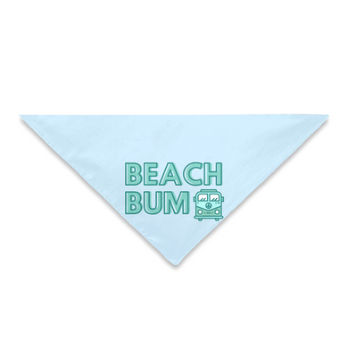 Beach Bum Blue Pet Bandana