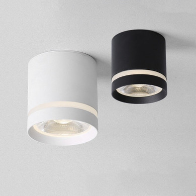 Dimmable Cylinder LED Downlights 7W 10W 12W  COB LED Ceiling Spot Lights AC85~265V LED Background Lamps Indoor Lighting