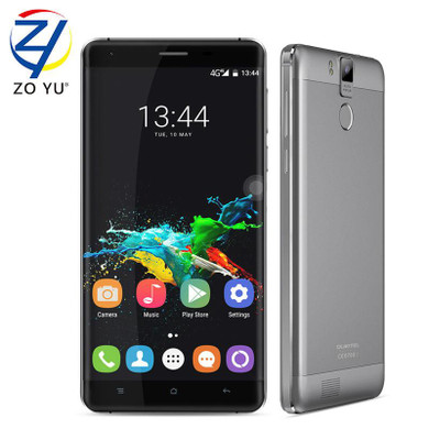 Oukitel k6000 pro Android 6.0 Smartphone 4gLTE Mobilephone 3G+32G 16.0MP 5.5HD MT6753 1.3ghz 6000mAh 2GDual SIM Cards Cell phone