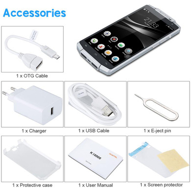 Oukitel K10000 Mobile phone Android big volume battery 10000mAh power bank 5.5 inch 2GB+16GB Smartphone MT6735P