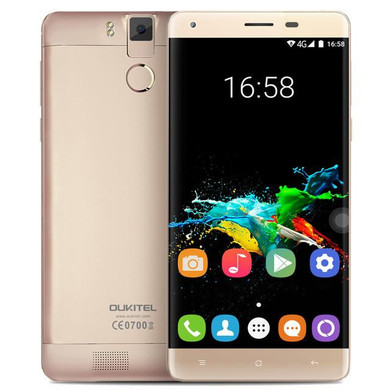OUKITEL K6000 Pro 4G MTK6753 Octa Core Smartphone 5.5" Android 6.0 3GB+32GB 8MP+16MP Fingerprint OTG HotKnot Cellphone
