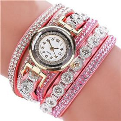 OTOKY OTOKY Fashion Leather Bracelet Watch Women Dress Vintage Mountain Crystal Wrist Watch Class Luxury Quartz Watch Apr 12