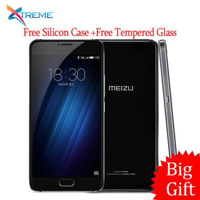 Original Meizu U20 4G LTE Helio P10 Octa Core 2/3GB RAM 16/32GB ROM 5.5"FHD 1920x1080 1.8GHz 13.0MP Fingerprint ID OTA Update