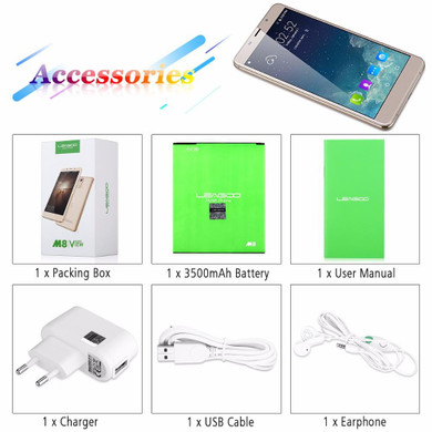 Original Leagoo M8 Android 6.0 Smartphone MT6580A Quad Core 2GB RAM 16GB ROM Cellphone 5.7 Inch HD Fingerprint Mobile Phone Original Leagoo M8 Android 6.0 Smartphone MT6580A Quad Core 2GB RAM 16GB ROM Cellphone 5.7 Inch HD Fingerprint Mobile Phone