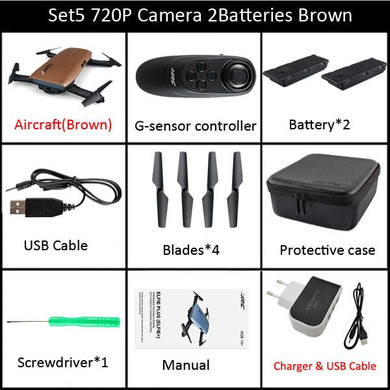 Original JJRC H47 ELFIE Plus With 720PCamera Upgraded Foldable Beauty Mode Selfie RC Drone Quadcopter With small controller