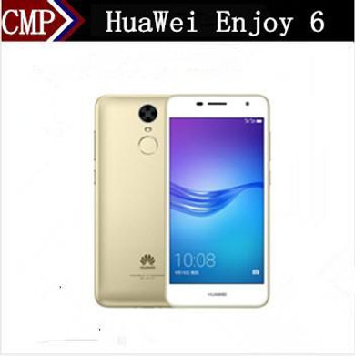Original HuaWei Enjoy 6 4G LTE Mobile Phone Octa Core Android 6.0 5.0" IPS 1280X720 3GB RAM 16GB ROM 13.0MP Fingerprint 4100mAh