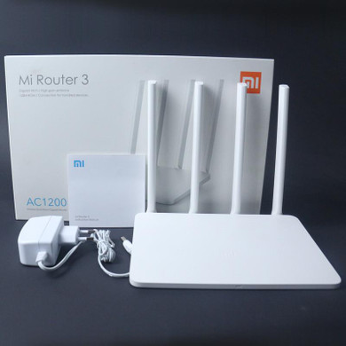 Original English XiaoMi Router 3 Mi Smart WIFI ROM 128MB  2.4G/5.0GHz 1167Mbps 4 Antenna Dual Band USB Port Wireless Routers