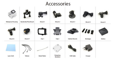 Original EKEN H9 / H9R remote Action camera Ultra HD 4K WiFi 1080P/60fps 2.0 LCD 170D lens Helmet Cam go waterproof pro camera