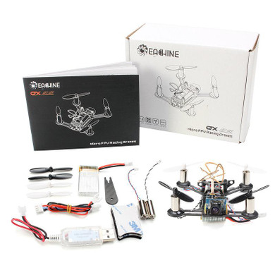 Original Eachine Tiny QX95 95mm Micro FPV LED RC Racing Drone Quadcopter Based On F3 EVO Brushed Flight Controller RC Models Toy