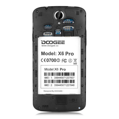 Original Doogee X6 Pro Smartphone MT6735P Quad Core 2GB RAM 16GB ROM Mobile Phone 5.5 Inch Dual SIM card Android 6.0 Cell Phone