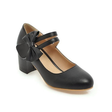 Girls High heel Shoes - Butterfly knot