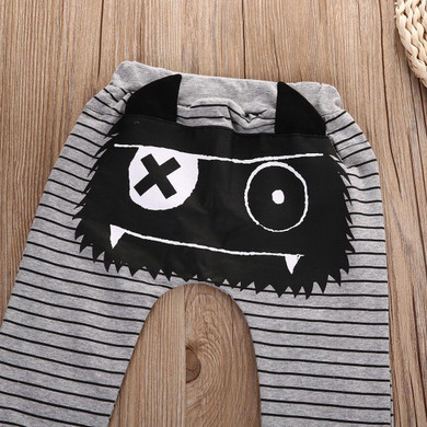 Harem Pants Casual Cute Kids Baby Boys Girls Bottoms Monster Trousers Baby Boy Pants 0-2Y Harem Pants Casual Cute Kids Baby Boys Girls Bottoms Monster Trousers Baby Boy Pants 0-2Y