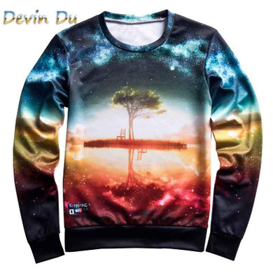 Harajuku style new autumn men/women stars 3D sweatshirt printed Tupac 2Pac tie-dye printing pullover hoodies plus Free shipping