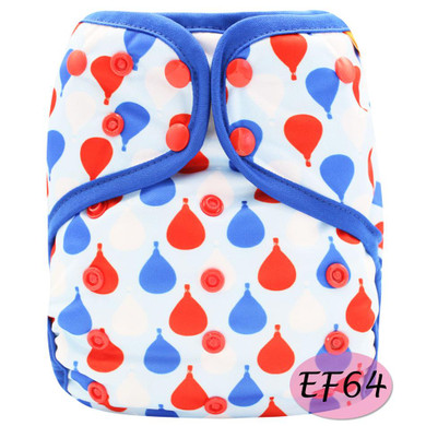 HappyFlute 1pcs Reusable Washable Baby Diaper AIO/AI2 Bamboo Cotton Nappy