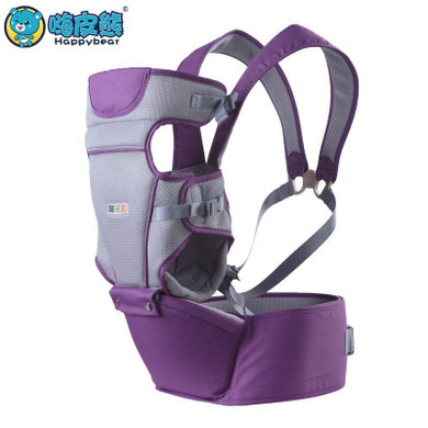 HappyBear Baby Sling Baby Kangaroo Breathable Backpack Bag And O-Legs Prevention Newborn Ergonomic Baby Carrier Hip Seat