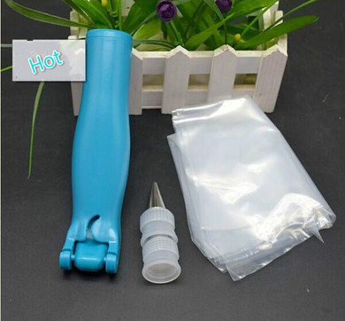 PHFU Nozzles Set Tool Dessert Decorators Cake Decorating Icing Piping Cream Syringe Tips Muffin Cake Pastry Pen Bag