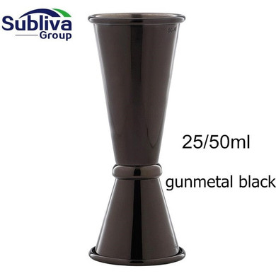 Cocktail Bar Jigger Stainless Steel Japanese Design Jigger Double Spirit Measuring Cup Bartender