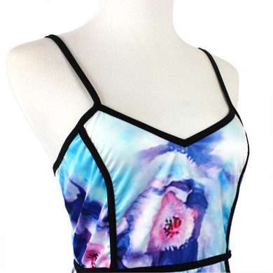 Feitong 2017 Fashion Jumpsuit Rompers Bodysuit Overalls For Womens Ladies Summer Sexy Deep V-Neck Floral Printed Shorts Playsuit