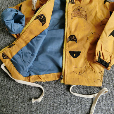 Fashion boys clothes jacket coat autumn winter jacket for baby kids cotton fish print hoodies coat children boys tops outwear