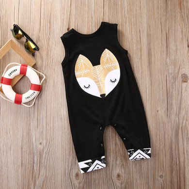 Cotton Newborn Infant Baby Boy Girl Sleeveless tent / fox Romper Jumpsuit Clothes Outfits Cotton Newborn Infant Baby Boy Girl Sleeveless tent / fox Romper Jumpsuit Clothes Outfits