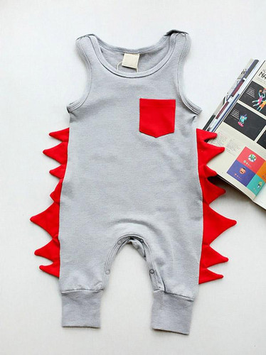 Cotton Newborn Baby Boy Sleeveless Dinosaurs Cotton Romper Jumpsuit Playsuit Outfit Clothes 0-24M Cotton Newborn Baby Boy Sleeveless Dinosaurs Cotton Romper Jumpsuit Playsuit Outfit Clothes 0-24M