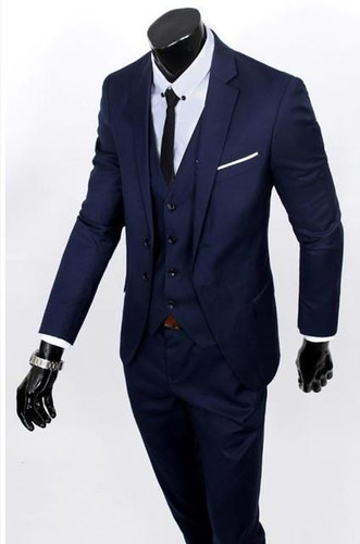 Costume Homme Men Suit For Wedding Slim Fit Gentleman Style Men's Suits Trajes De Hombres De Vestir Latest Coat Pant Designs