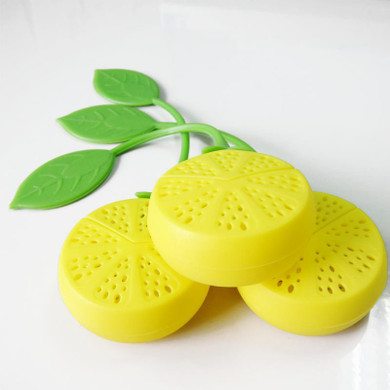 Home Tea Strainer Silicone Lemon Design Punch Leaf Shape Filter Herbal Spice Drinkware Tea Bag Infuser Tools Teapot Accessory