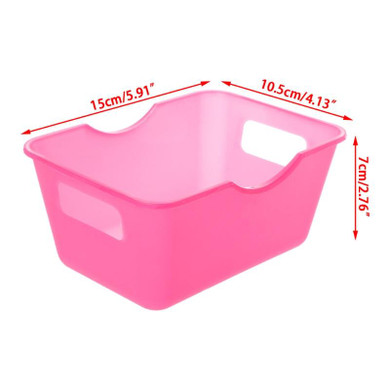 Home Office Desktop Storage Organizer Sundries Storage Box Cabinet Underwear Storage Basket Makeup Container Boxes #20/17W
