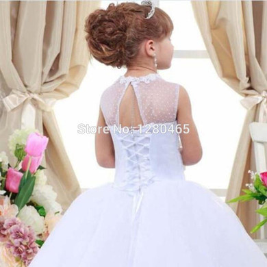 Holy Communion Dresses First Communion Dresses for Girls Flower Girl Dresses for Weddings with Lace and Sequin Vestidos Comunion