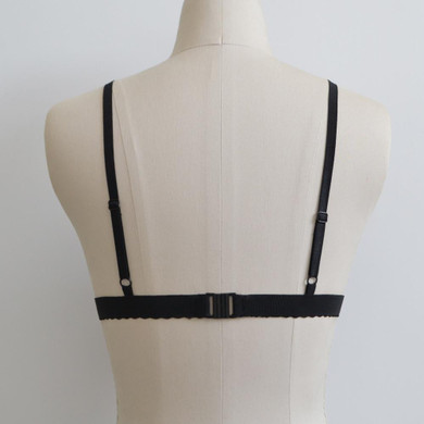 Hollow out Lace Bralette Embroidery Sexy Push Up Bra Black Red Triangle Bralet Women Bras Brassiere Unpadded Backless Lingerie