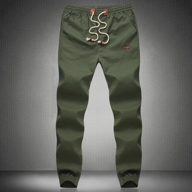 Hip Hop Mens Skinny Cargo Pants Black Khaki And green Joggers With Pockets On Side For Men Chino Pant