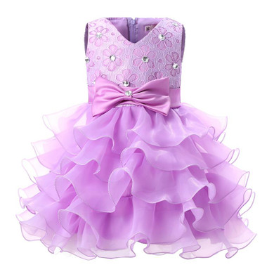 2017 Newborn Baptism Baby Girls dress Kids Clothing Birthday Party Vestido Princess dresses summer Girl Dress children clothes