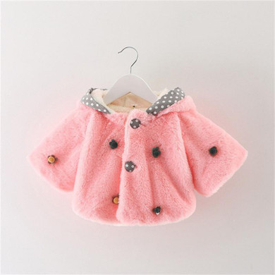 Baby Toddler Girl Clothing Warm Fleece Winter Jackets Coat Snowsuits Jacket Cloak Clothes Baby Girls Baby Girl Warm Waistcoat