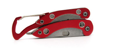 Behogar Multitool Knife Folding Pocket Tool with Plier Screwdriver Bottle Opener Carabiner Keychain Travel Survival
