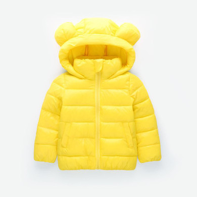 BEEBILLY Girls Winter Jackets Boys Cartoon Style Girl Fashion Outerwear Baby Girls Clothes Hooded Jacket for Girls Cotton Parkas