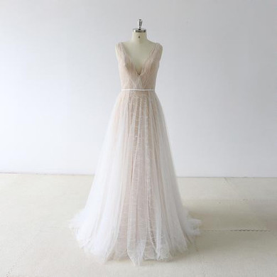 Backless boho bohemian Wedding Dress