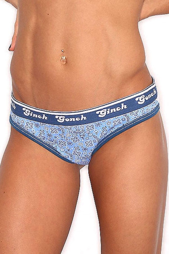 Ginch Gonch Blue Bandana Thong