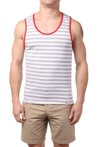 Gigo Grey Sailor Tank Top