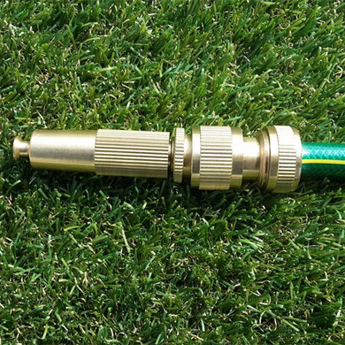 Gesu Brass Adjustable Hose Nozzle Garden Water Guns Brass Water Sprayers Nozzle Tap Connector Joint Snap-in Quick Washing 4471S