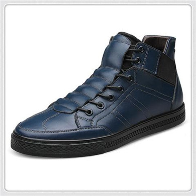 Genuine Leather Men Ankle Boots Italian Real Leather Men Boots Men Winter Shoes With Fur Ankle Booties F40