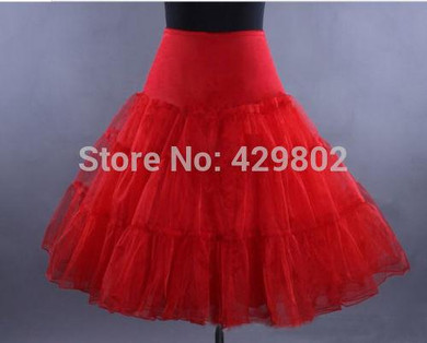 Adult 50s Swing Vintage Petticoat 27" Retro Underskirt Rockabilly Tutu Fancy Skirt Free Shipping Drop Shipping