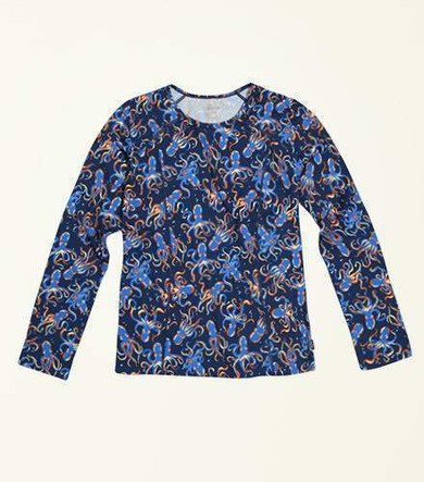 Active Long Sleeve Rashguard - Octopus Print