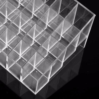 Acrylic Lipstick Makeup Organizer Tool Mascara Cosmetic Holder Plastic Home Storage tool Organizer Box 24 Lipstick Stand Case