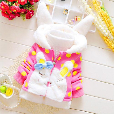Cartoon Baby Coat Girls Infant Jacket Outerwear Babies Moleton Infantil Newborn Baby Girl Top Parka Cloak Toddler Capes