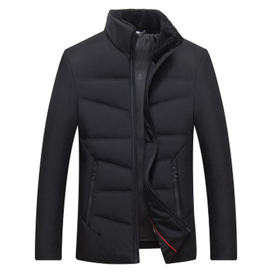 Cartelo/Brand Winter Down Jacket New Fashion Light Warm Brand Clothing Collar Male 90% White Duck Down Coat For Male M